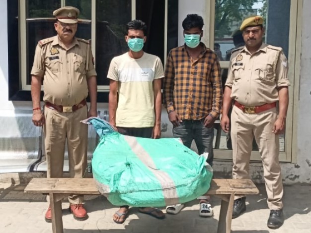 Hardoi: 33 केवी विद्युत तार चोरी मामले में दो युवक गिरफ्तार, तार भी बरामद