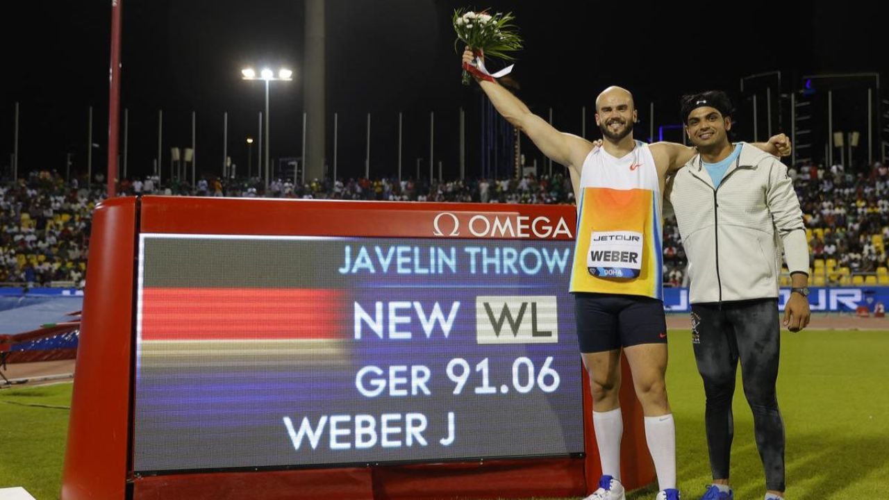 Neeraj Chopra ने रचा इतिहास, 90 मीटर बैरियर पार करने वाले पहले भारतीय बने