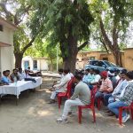 Prayagraj: नैनी जेल रोड विद्युत उपकेन्द्र में निजीकरण के खिलाफ में विरोध प्रदर्शन