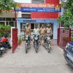 Lucknow: शातिर वाहन चोर चढ़ा पुलिस के हत्थे, तीन चुराई मोटरसाइकिल बरामद
