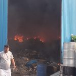 बुलंदशहर: वेस्ट मैनेजमेंट कंपनी में भीषण आग, छह कर्मचारी झुलसे