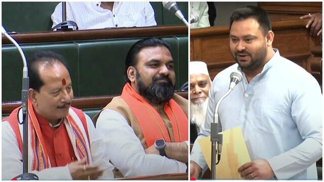 बिहार विधानसभा में तेजस्वी यादव और विजय चौधरी के बीच तीखी जुबानी जंग, नीतीश कुमार पर साधा निशाना