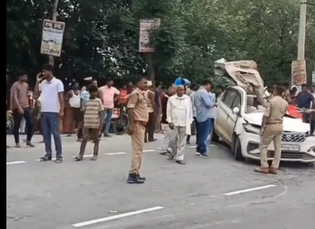 सिद्धार्थनगर लौट रहे श्रद्धालुओं की कार हादसे का शिकार, चार की मौत-दो गंभीर