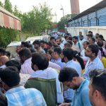 लखनऊ: बिजली कर्मचारियों ने फिर किया मीटर लगाने का विरोध,जानकीपुरम और गोमतीनगर कार्यालयों में प्रदर्शन