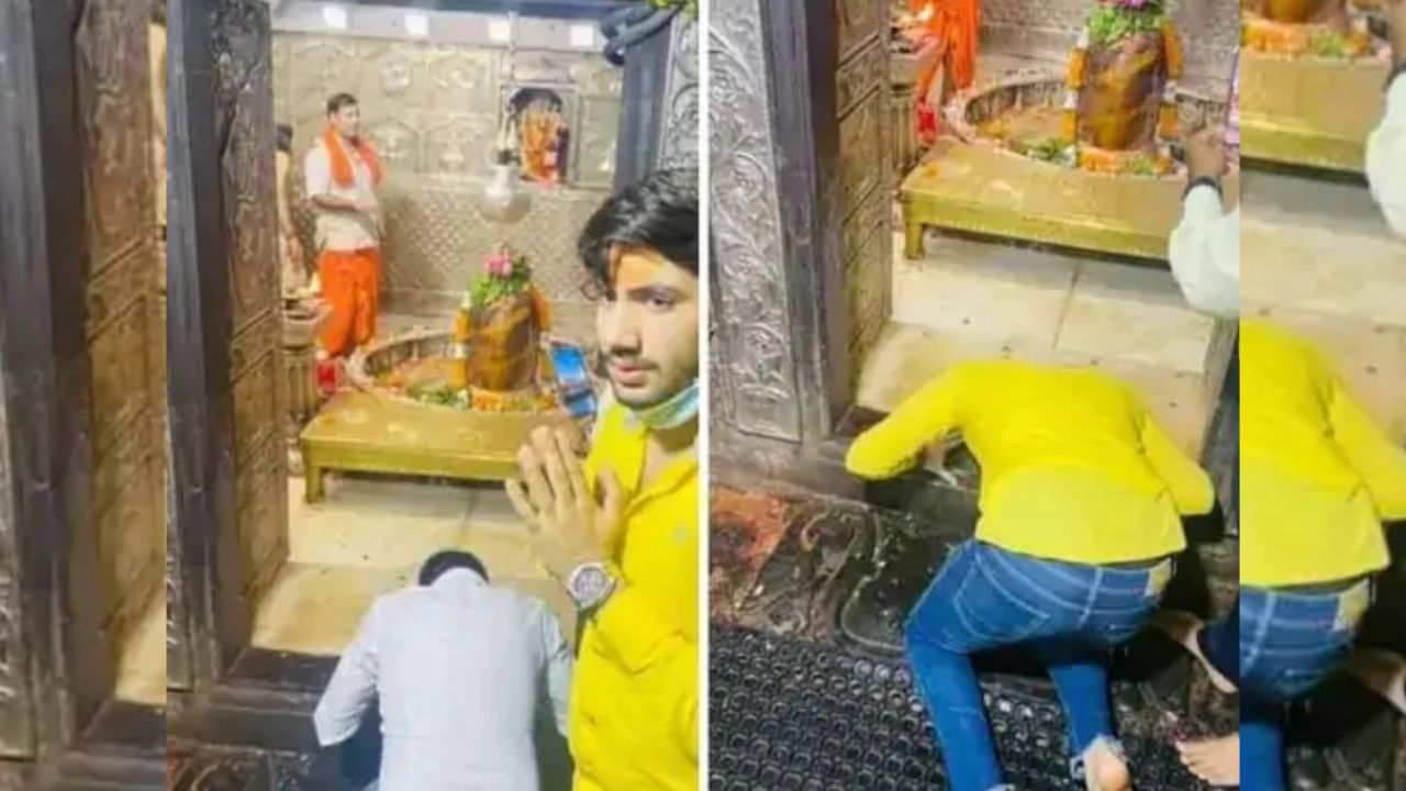 महाकाल मंदिर में हंगामा: बीजेपी विधायक के बेटे ने जबरन गर्भगृह में किया प्रवेश, कर्मचारी को धमकाया