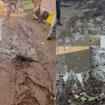 महराजगंज: स्कूली छात्र कीचड़ भरे रास्ते को करते है पार, चलना दुश्वार